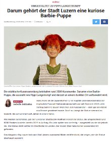 Zentalplus über Pippi Barbie Langstrumpf in der Kunstsammlung Luzern